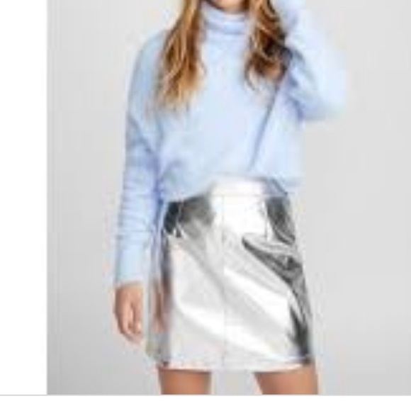 twik Dresses & Skirts - TWIK silver mini skirt